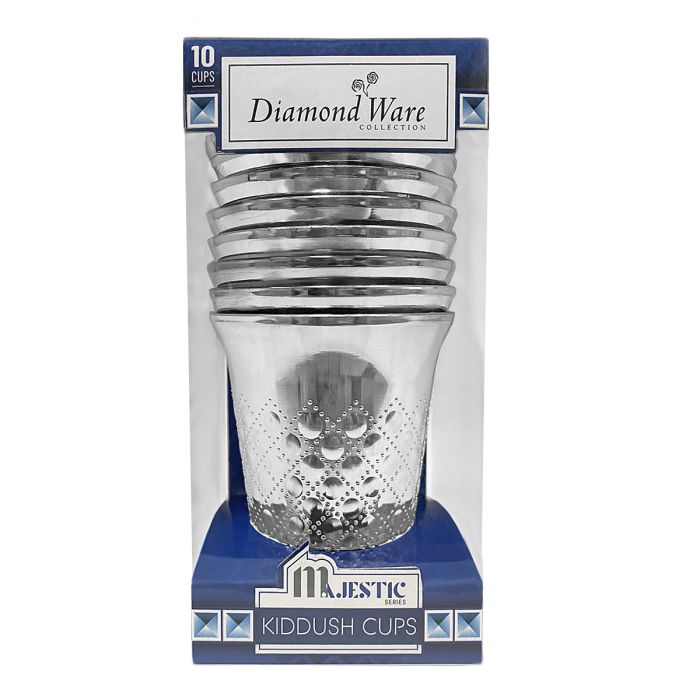 Disposable Silver Cup 6oz 10PK