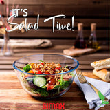 Glass Mixing Bowl | 1.7LT | Heat‑Resistant | Clear | Simax
