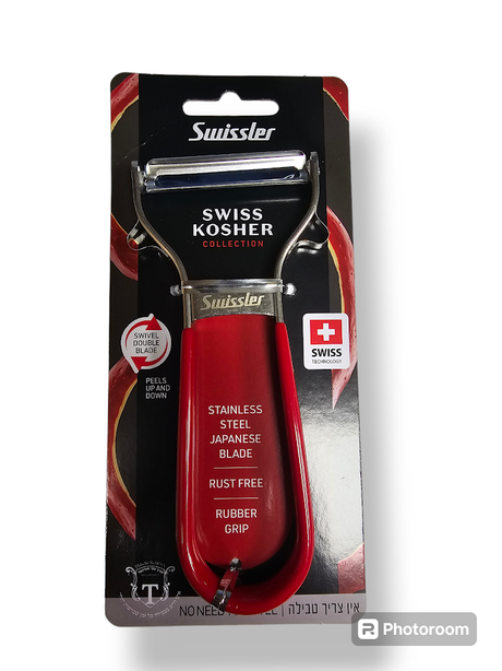 Swissler Silicone Non Slip Stainless Steel Y Peeler