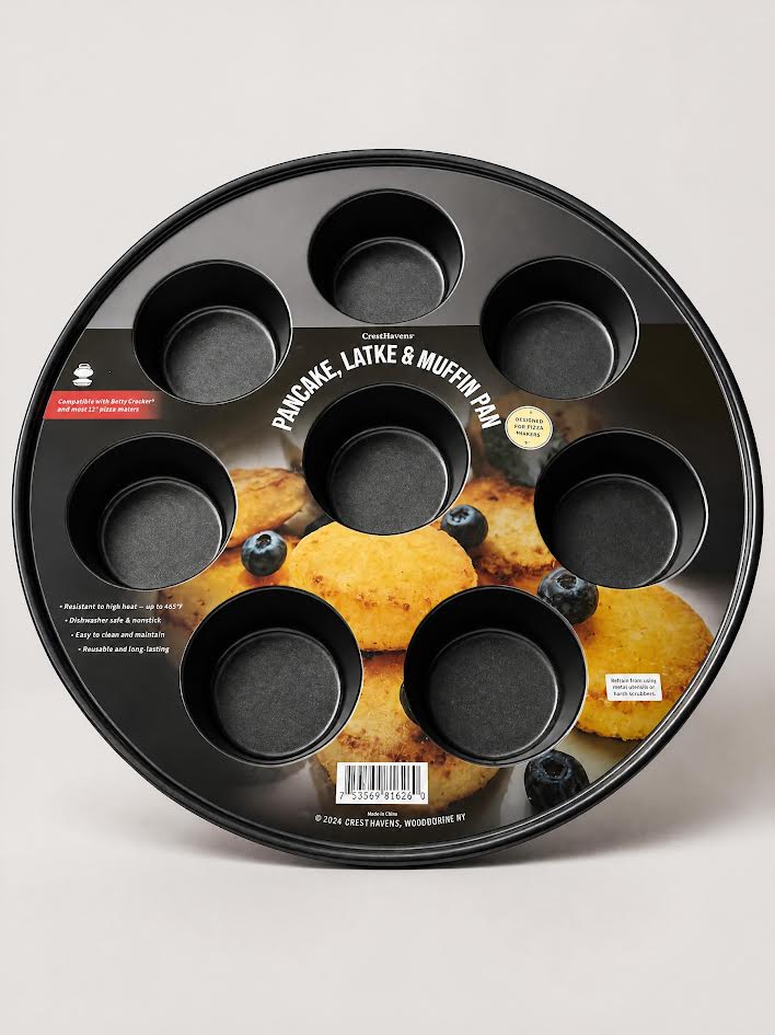 Pancake , Latke & Muffin Pan Crest Havens