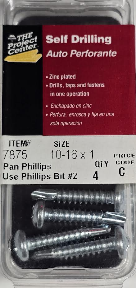 Self Drilling Screws 10-16 x 1 Hillman