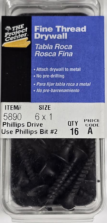 Drywall Screws 6 x 1 Hillman