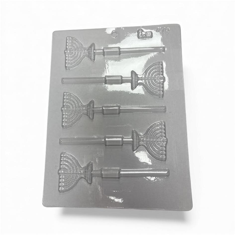 Menorah Lolly Pop Chocolate Mold