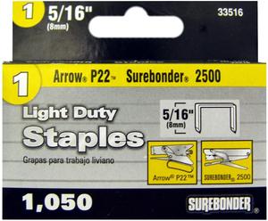 5/16" Staples 8mm 1050 BOX