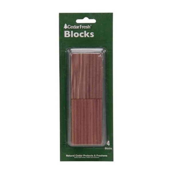 Cedar Block Cedar Fresh 4/Card