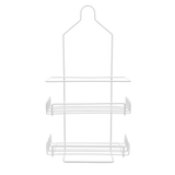 Metal Shower Caddy 2‑Tier | Hanging, Rust‑Resistant | White | YBM