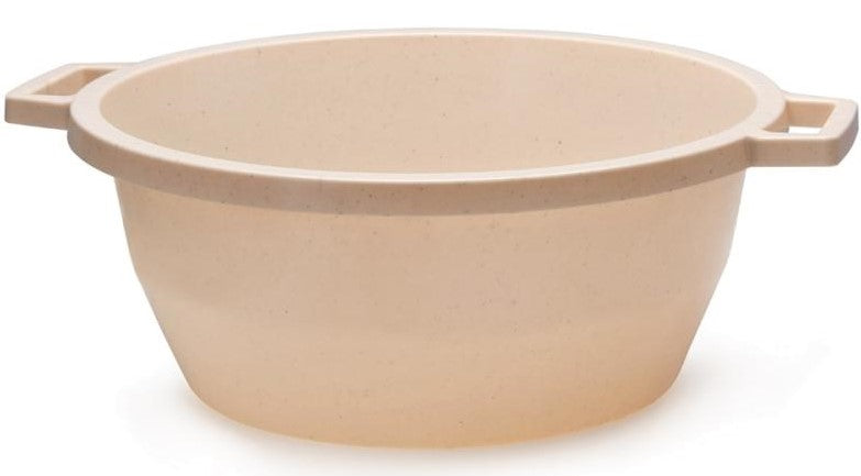 Round Wash Basin 45LT Beige w/Dots YBM