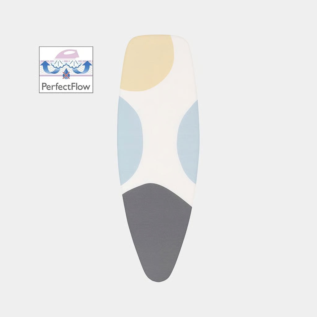 Ironing Board Cover Perfect Flow Size D (18" x 53") Spring Bubbles Brabantia.