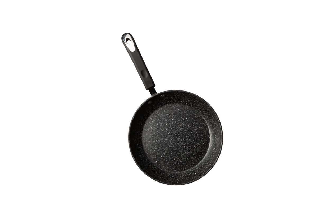 Non Stick Frying Pan Soft Grip Handle Black 9.5" Millvado