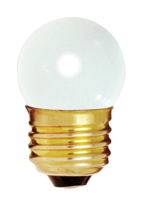 Night Light Bulb Round White 7.5W Satco