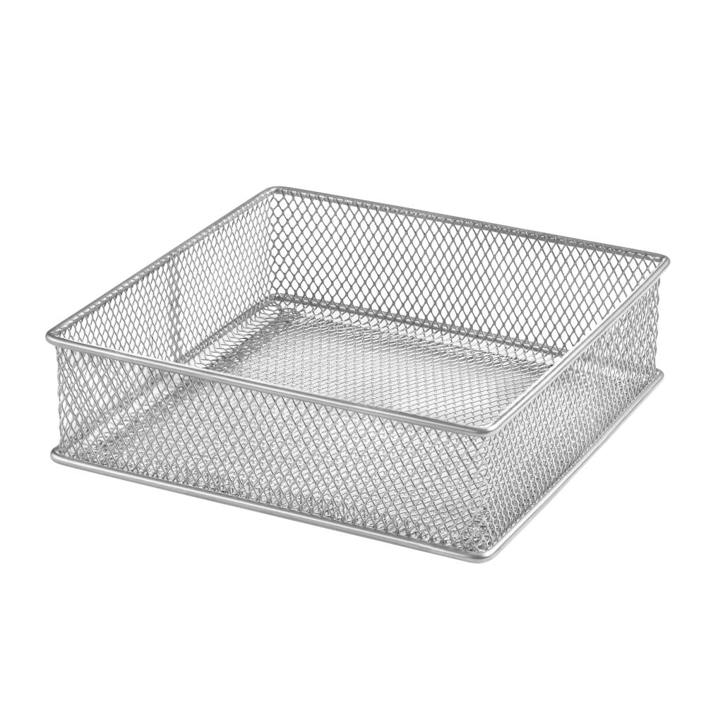 Silver Mesh Drawer Organizer (6" x 6" x 2") YBM