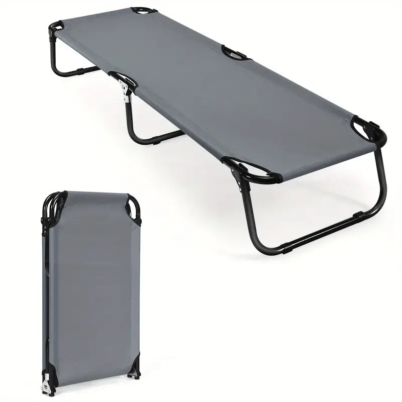 Folding Camp Bed Outdoor GiantexUS