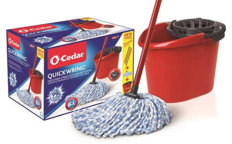 Quickwring Microfiber String Mop & Bucket System