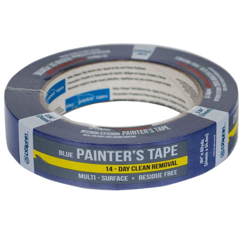 Painters Tape Blue 1" Dolphin