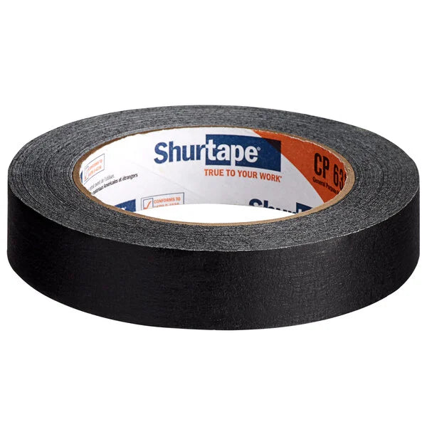 1" Binding Tape Black Shurtape