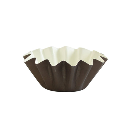 Floret Baking Cups Brown Large 20 Count