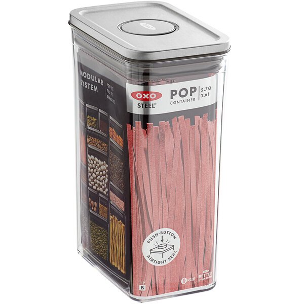 POP Container 2.7QT Silver Top OXO