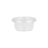 Portion Cup w/Lids 2oz Plastic House