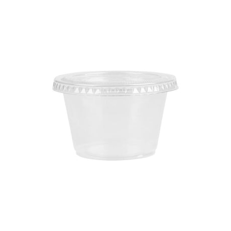 Portion Cup w/Lids 4oz Plastic House
