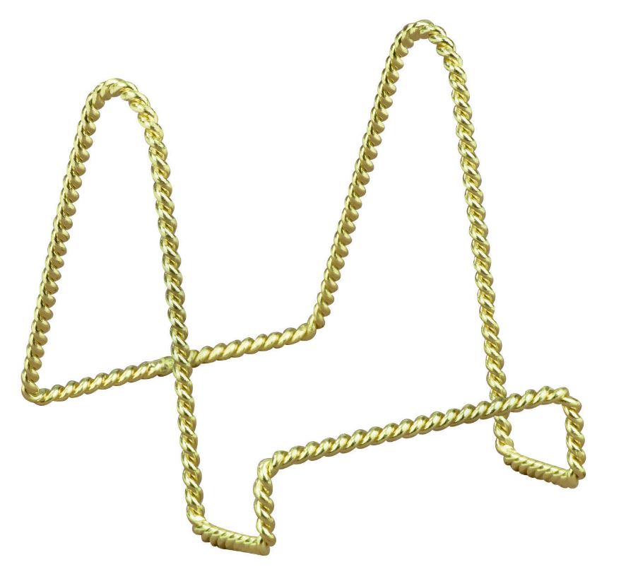 6" Gold Braided Easel