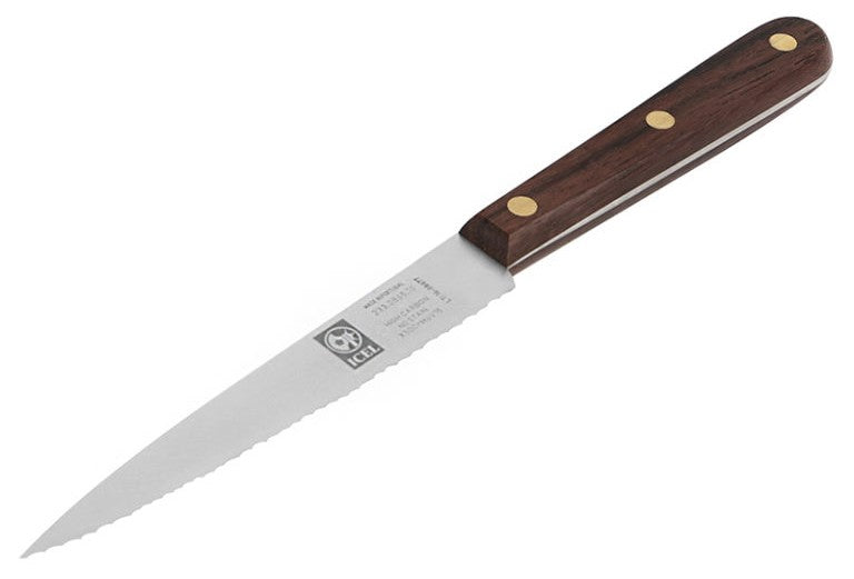 Rosewood Serrated 4" Knife Icel