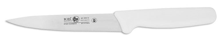 Utility Knife White Straight 6" Icel