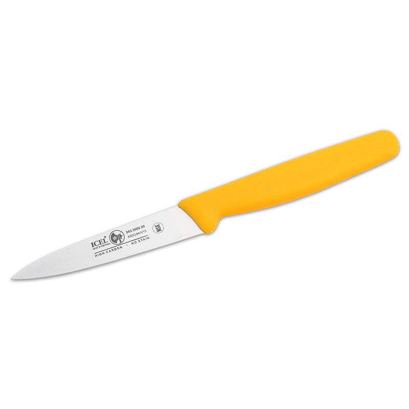 Pairing Knife Straight 3.25 Yellow ICEL