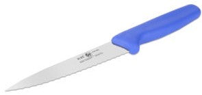 Utility Knife Blue Serrated 6" Icel