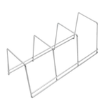 Plate Rack 3-Section | Dish Organizer | White | YBM Home