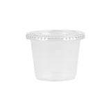 Portion Cup w/Lids 5.5oz Plastic House