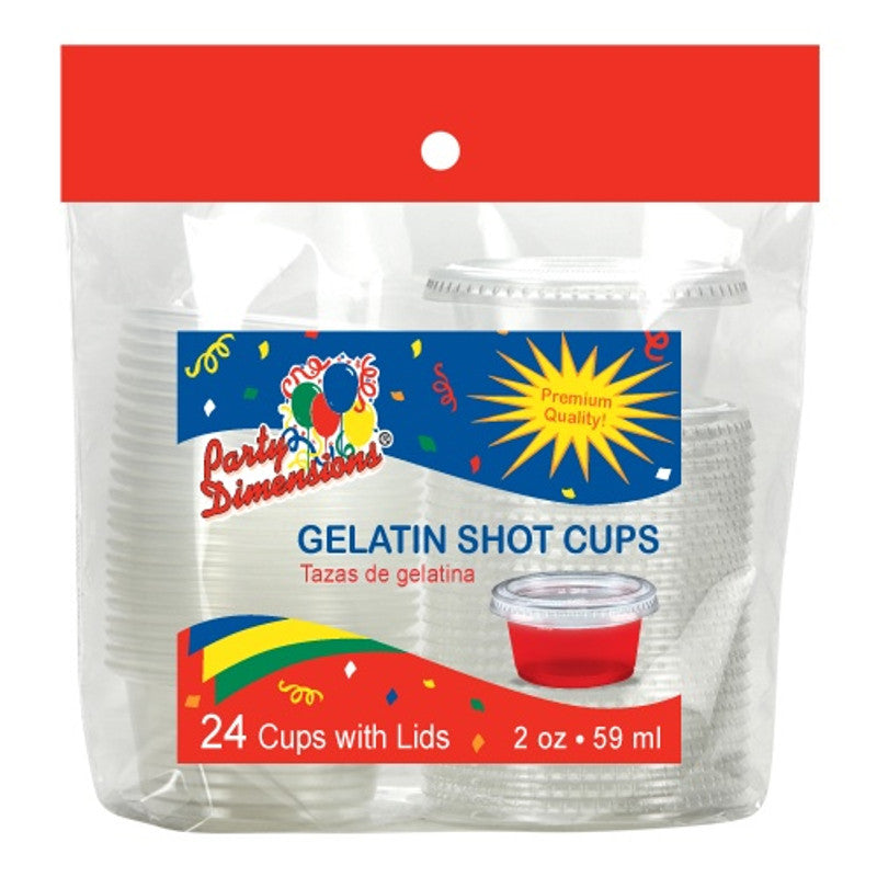 Gelatin Shot Cups 2oz 24pk King Zak