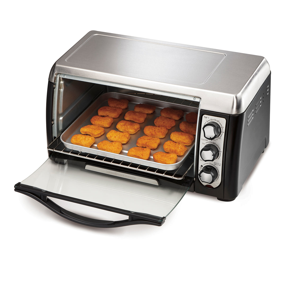 Hamilton Beach - 6 Slice Capacity Toaster Oven - Black