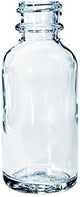 Boston Round Bottles | 1oz | ‎Clear | Glass