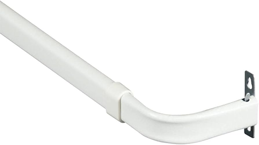 Curtain Rod White 26" - 48"