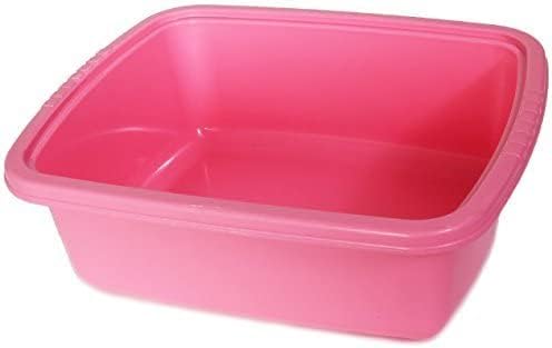 Plastic Wash Basin Pink 3QT YBM