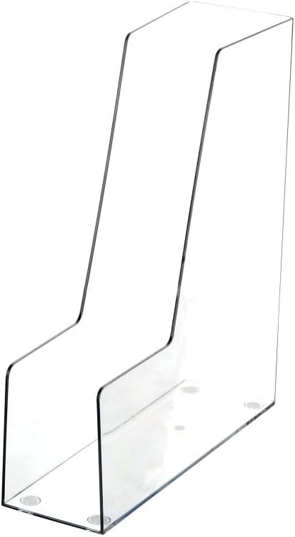 Open Front Magazine Holder Clear YBM