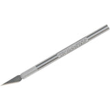 Hobby Knife Replaceable Blade | Aluminum Handle | Silver | Allway