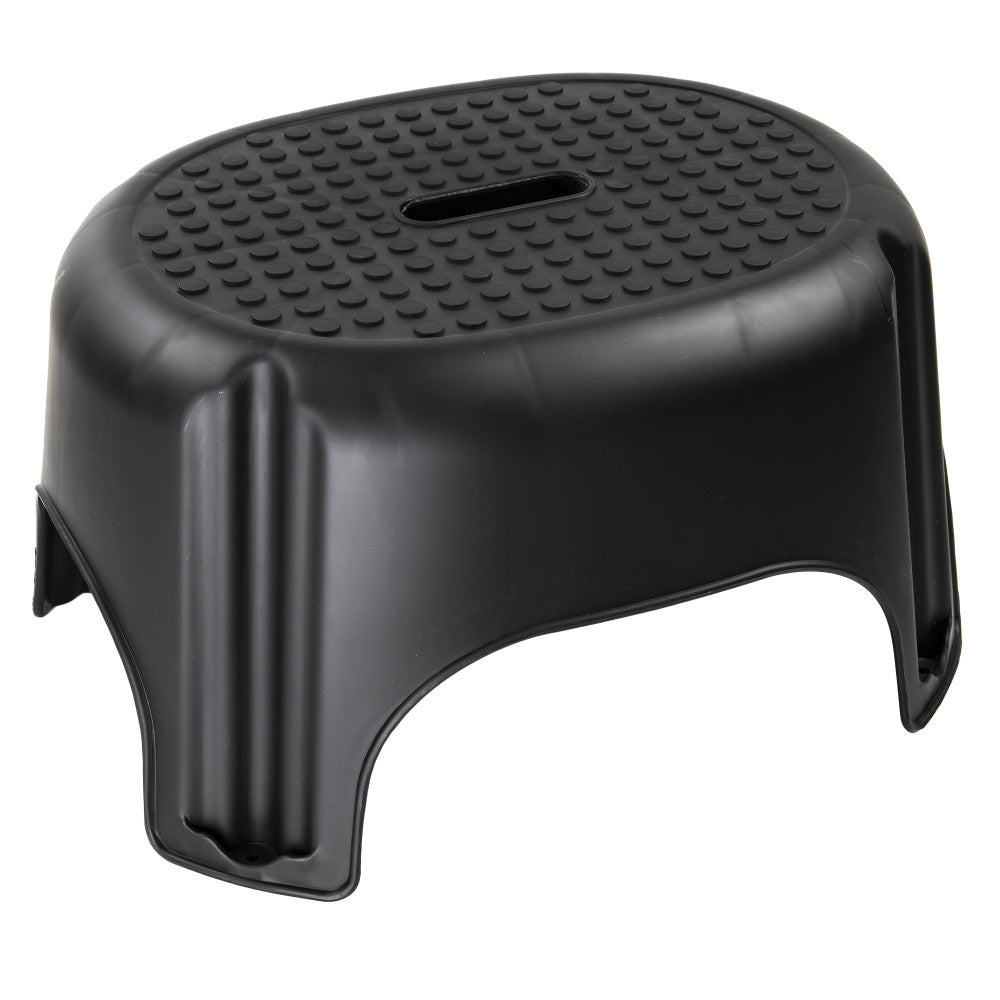 Plastic Step Stool Black YBM