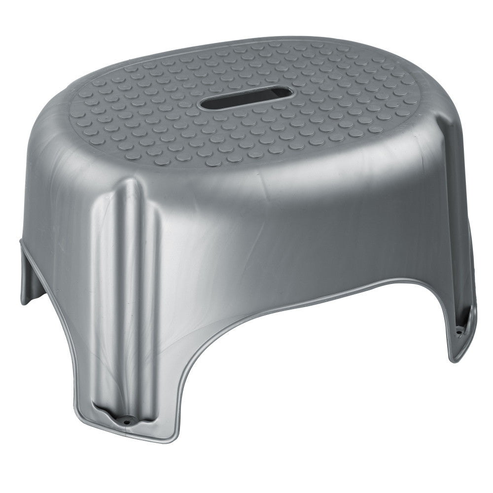 Plastic Step Stool Gray YBM