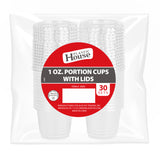 Portion Cups w/Lids oz Plastic House