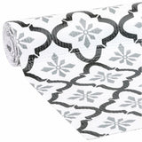 Grey Quatrefloral 20IN x 6FT Easy Liner