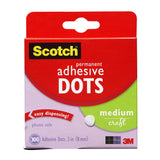 Adhesive Dots Medium Clear Scotch