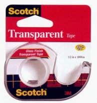 Transparent Tape 1/2" Scotch