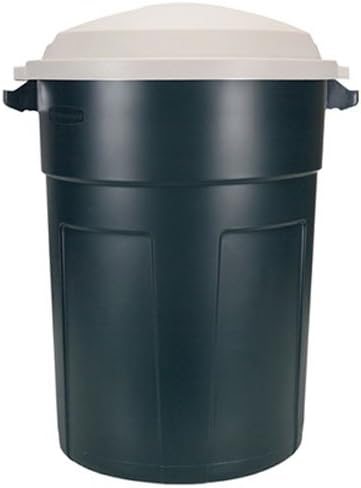 Rubbermaid 32 Gallon Green Trash Can