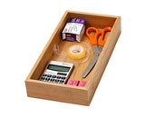 bamboo drawer organizer box 6x12