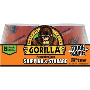 Clear Packing Tape 3" 2pk Gorilla