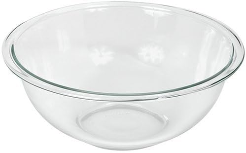 Pyrex Glass Mixing Bowl | 2.5-Quart | Round‎ | Transparent