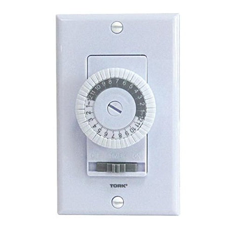 Tork Easy-Set In-Wall Timer | 12-Hour Mechanical Switch