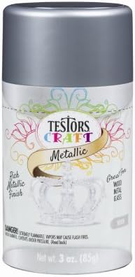 Metallic Silver Spray Paint 3oz Testors Craft