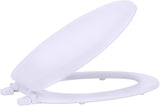 Wood Toilet Seat White 19" Achim